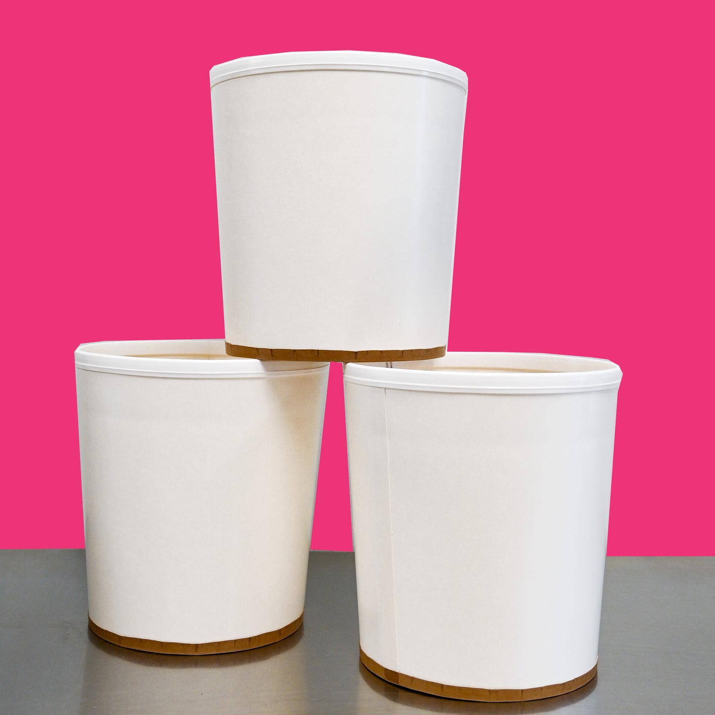 Rapastack Disposable Stacking Ice Cream Tubs