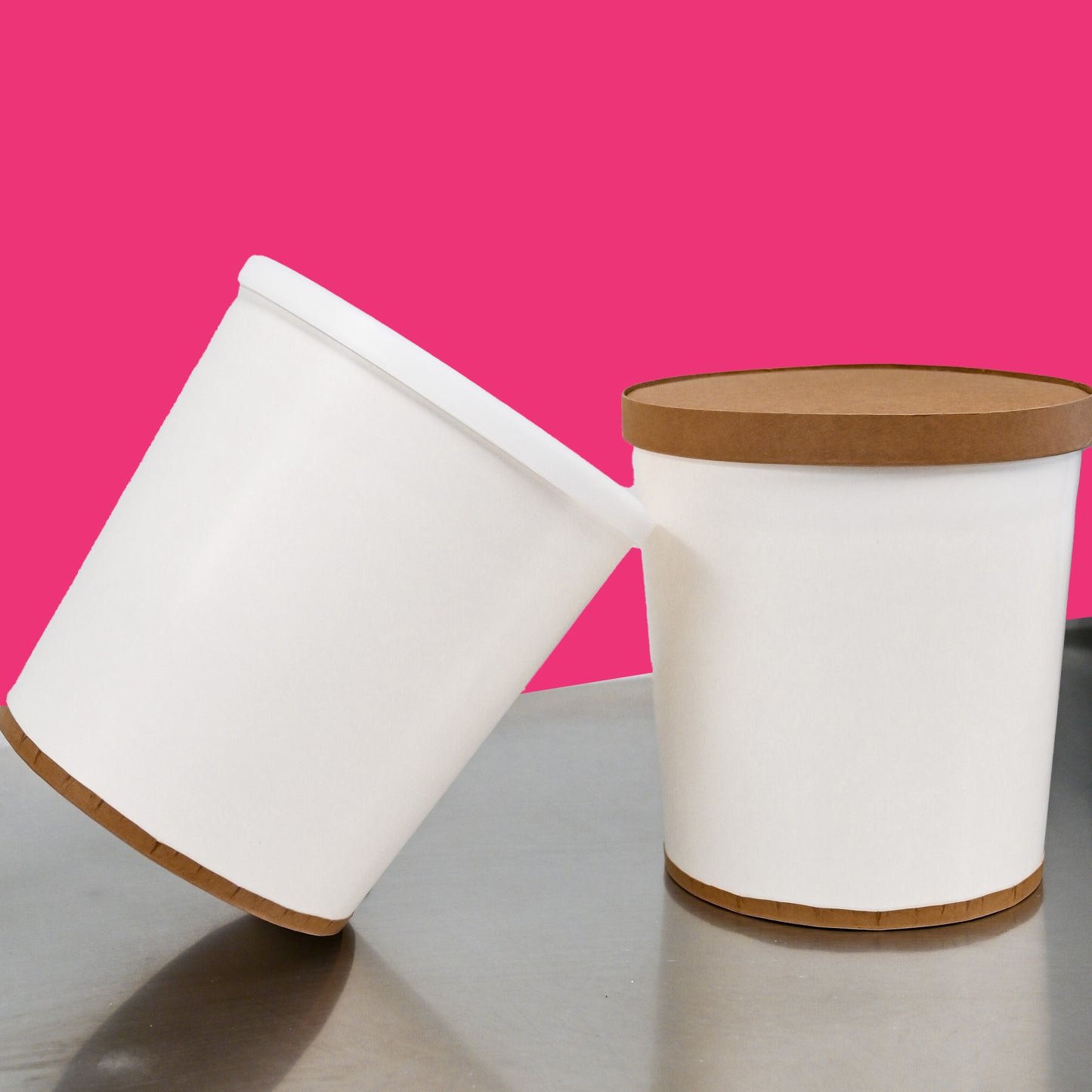 Rapastack Disposable Stacking Ice Cream Tubs