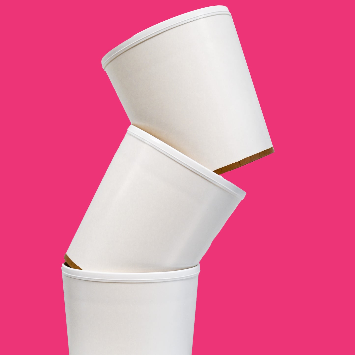 Rapastack Disposable Stacking Ice Cream Tubs