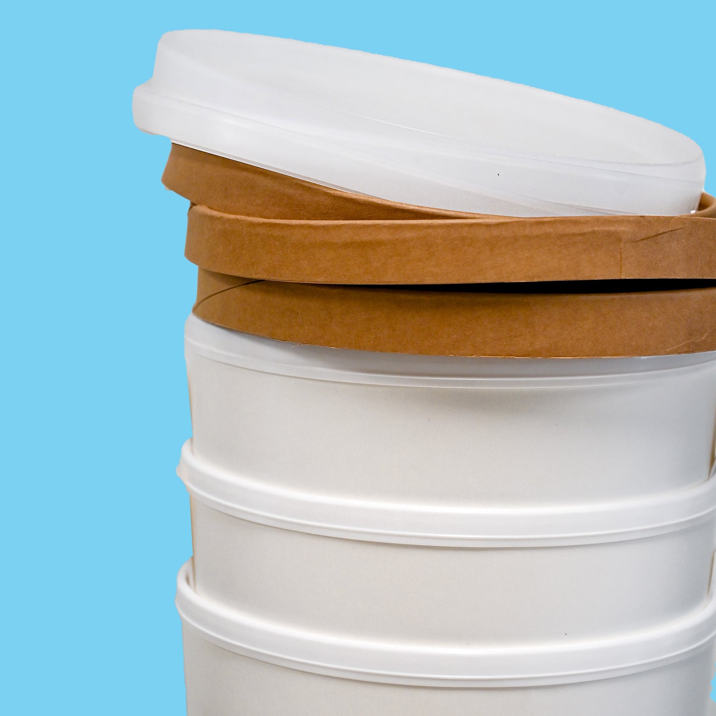 Rapastack Plastic Ice Cream Tub Lids