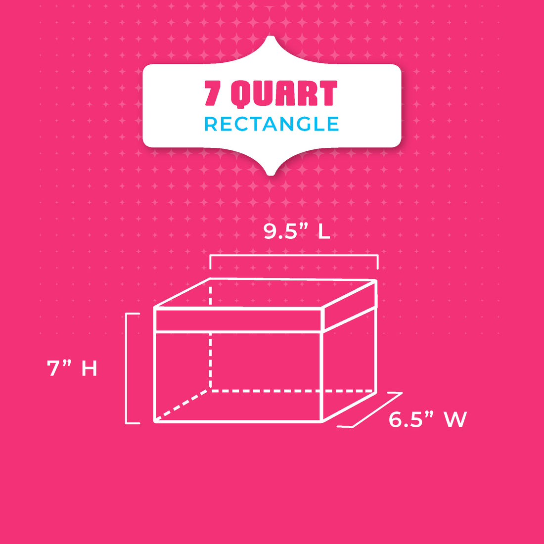 7 Quart Rectangle Container – Rapamar Container Company