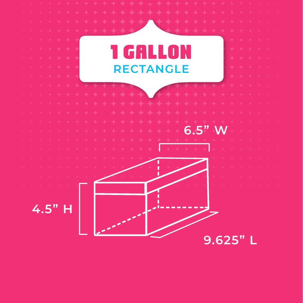 Rectangular Container Gallon 1 Gallon Rectangle Container – Rapamar Container Company