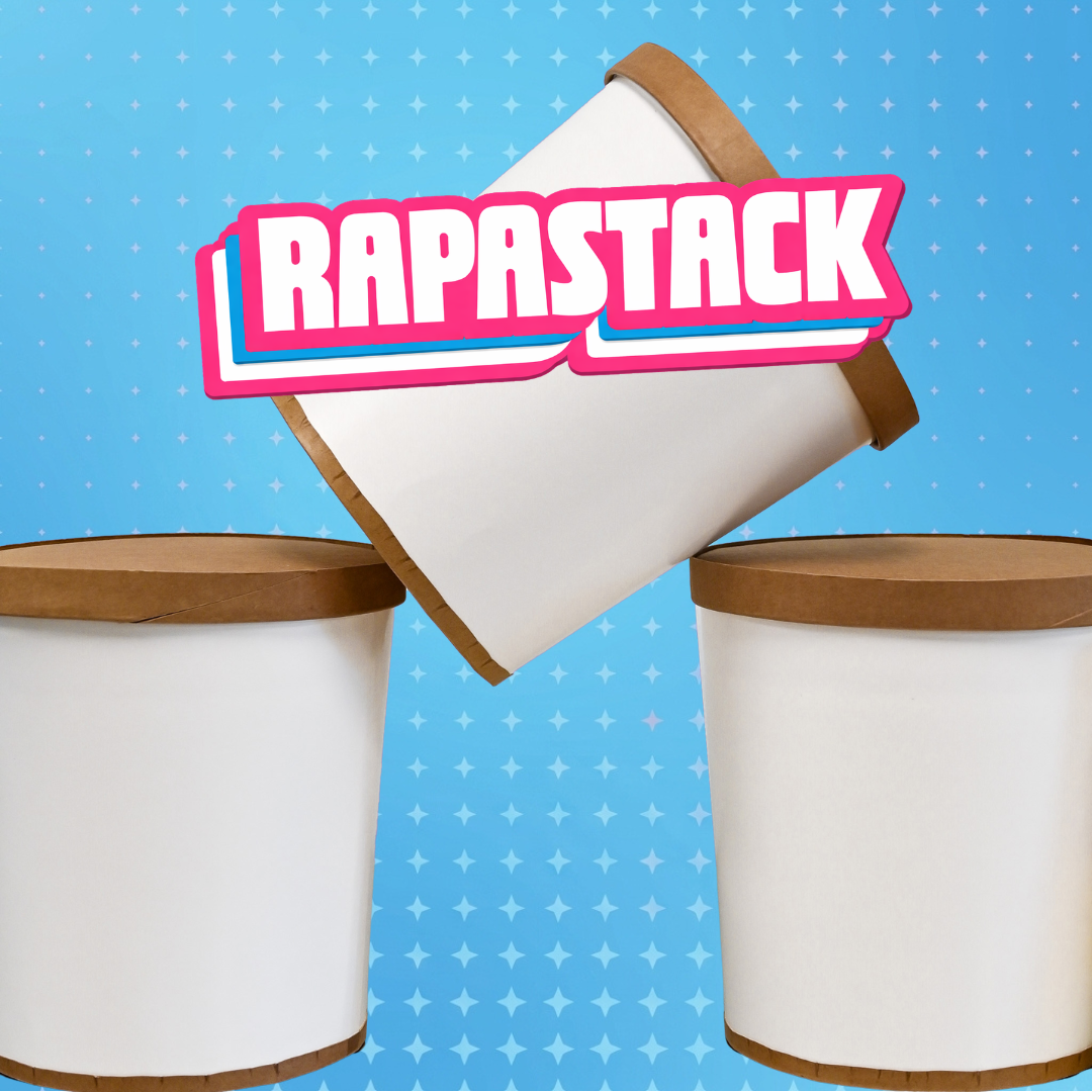 10L (2.64 Gal) RAPASTACK Ice Cream Tubs, 800/Pallet