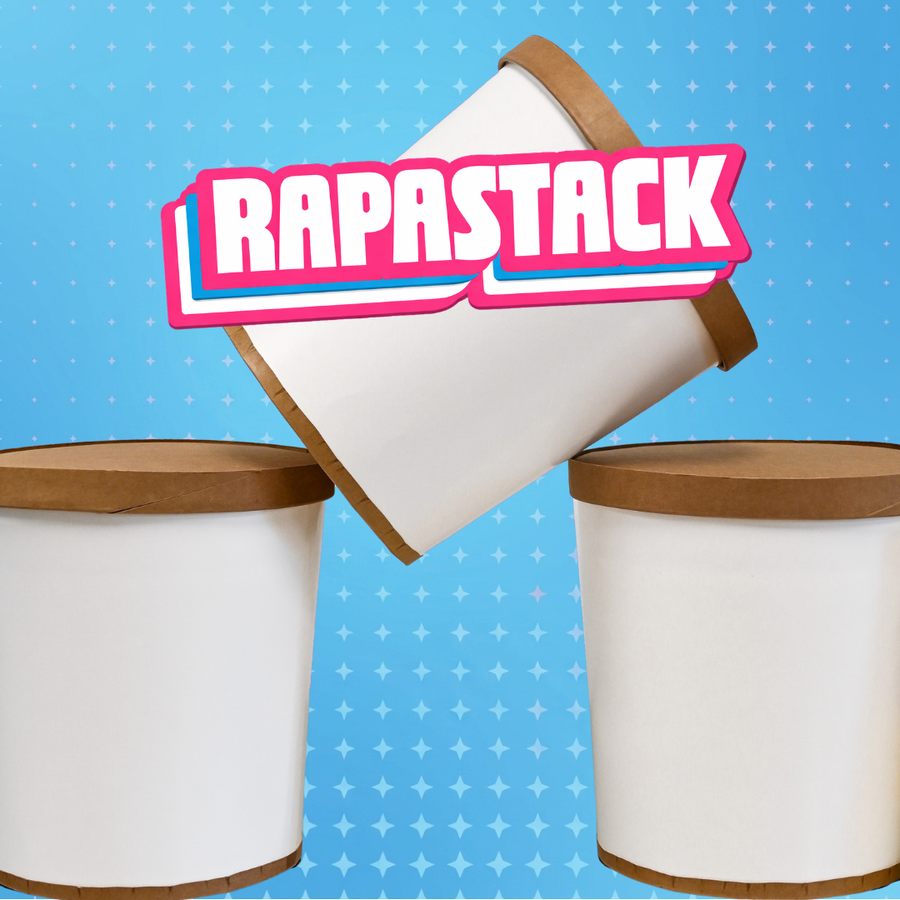 10L (2.64 Gal) RAPASTACK Ice Cream Tubs, 720/Pallet